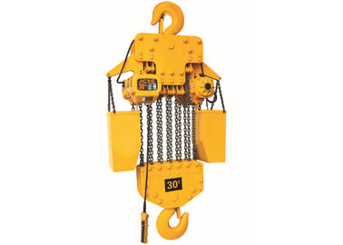 Hook Type Electric Chain Hoist 30 Ton Capacity With 11.2 Mm Chain Diameter