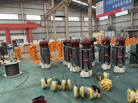 CD1 Electric Wire Rope Hoist with 0.25-32Ton Capacity 8(0.8)m/min Lifting Speed and 20/30 m/min Travel Speed for Overhead Cranes