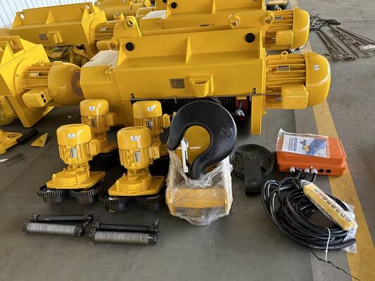 10 Ton Single Speed CD Electric Wire Rope Hoist With 1 Year Warranty