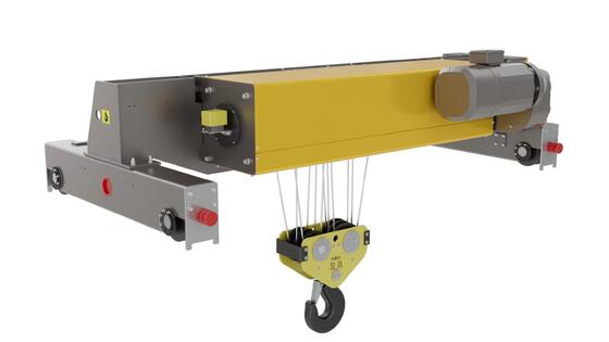 European Type Electric Wire Rope Hoist Double Girder Double Speed M5