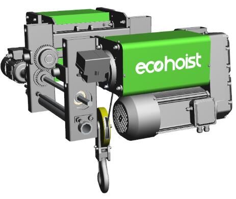 Tipo europeu da grua de corda de fio elétrico com velocidade de elevação variável velocidade de viagem 3.2t 5t 10t 16t 20t